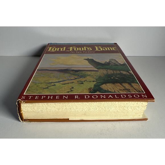 1ST EDITION/ Book Club Edition Stephen R. Donaldson LORD FOUL’S BANE - HCDJ - Picture 4 of 11